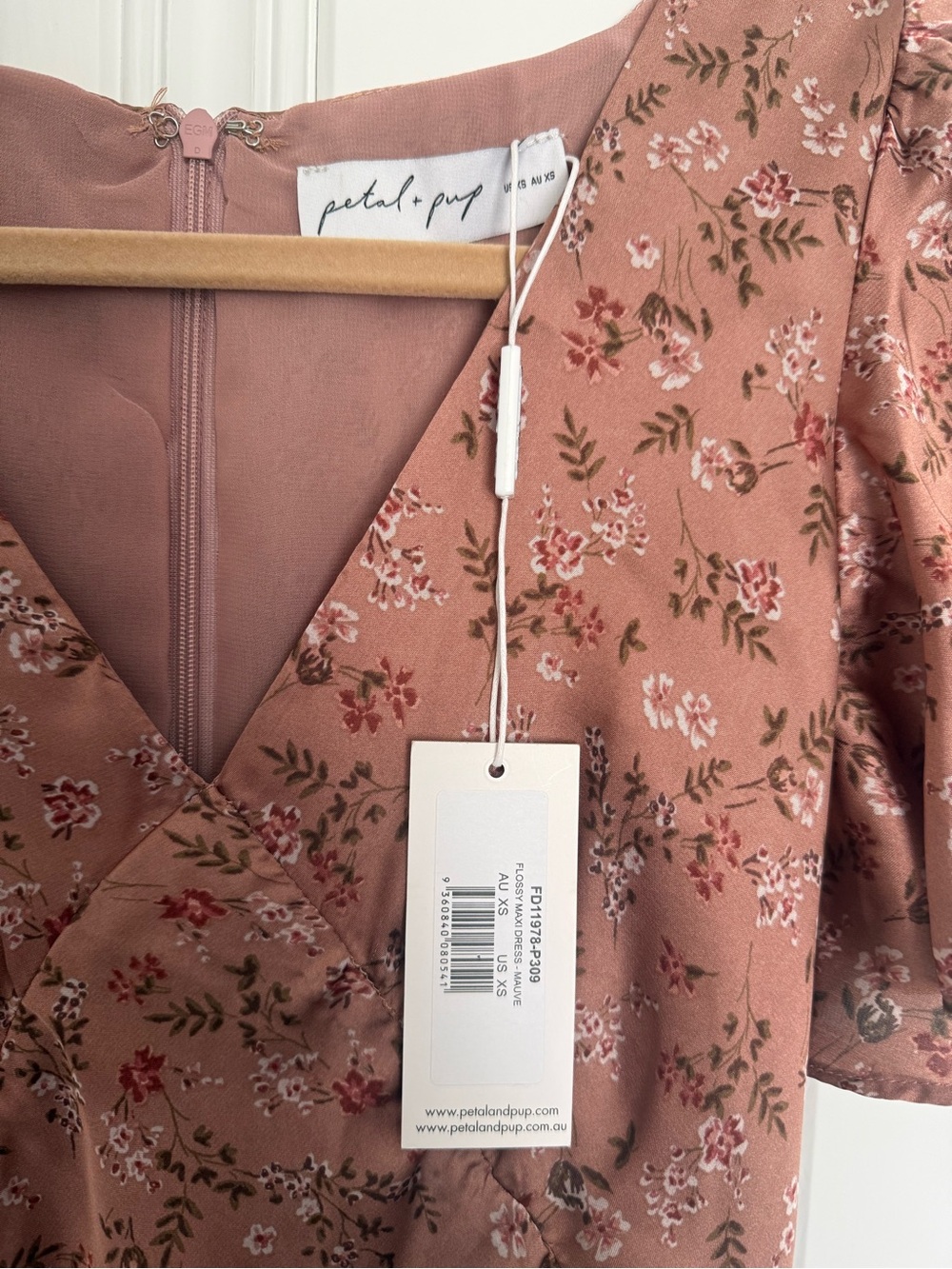 Petal and Pup Silk Floral Dress - Picture 4 of 4